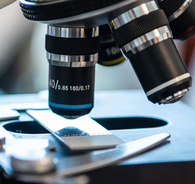 Closeup Photo of a Microscope