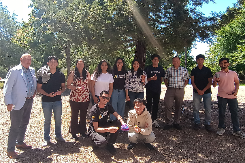 SJSU Students with SJSU ITS Leadership at the AWS Summer Camp