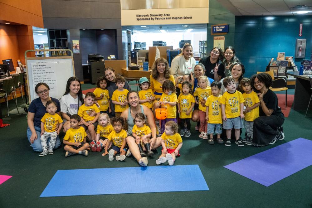 ASCDC children with SJSU president