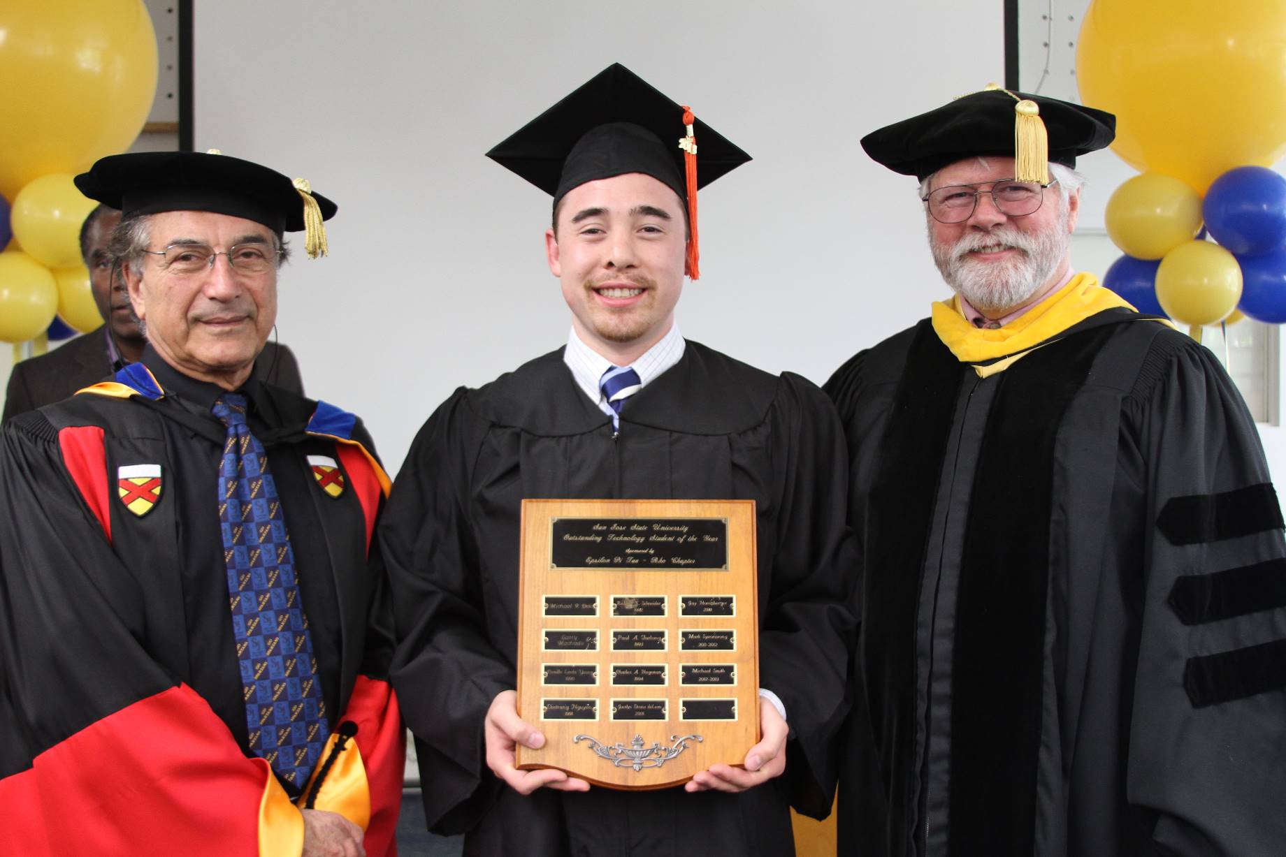 2013 Outstanding Technology Student of the Year Award for Michael