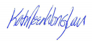 Kathy Wong(Lau) Signature.