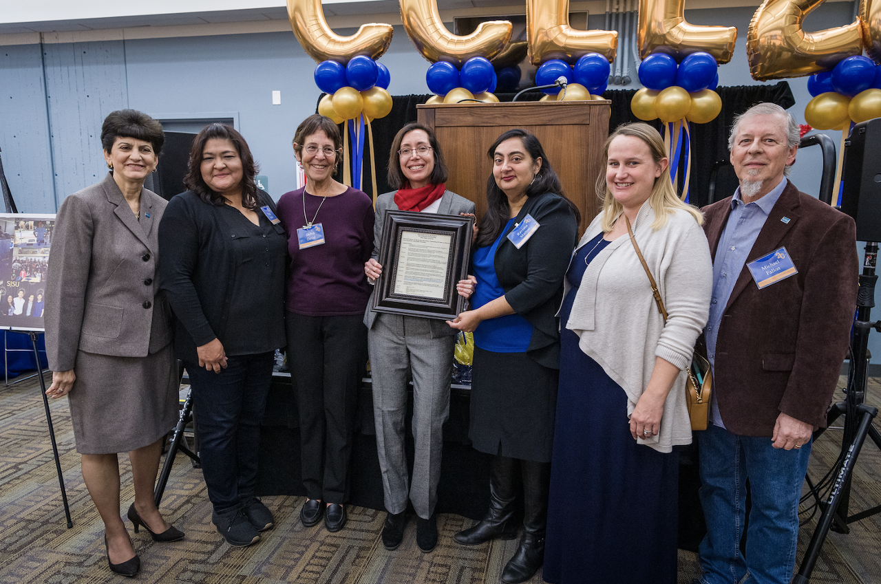 Faculty group picture at CCLL 20th celebration.