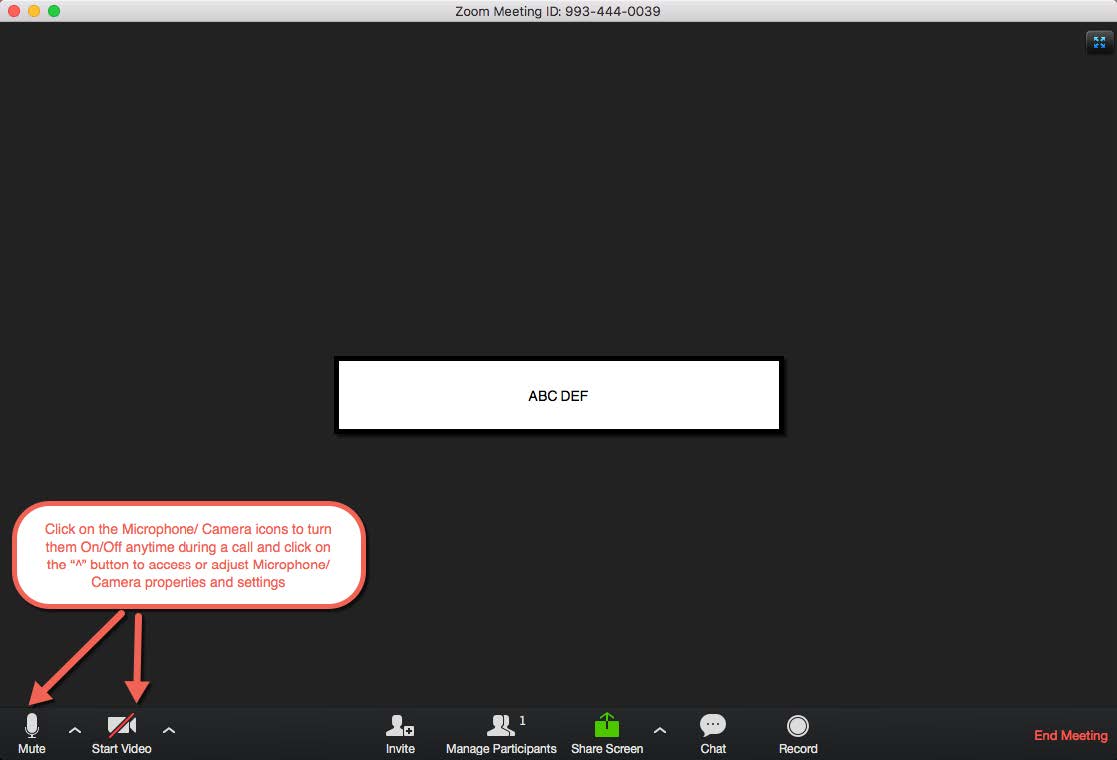 Zoom toolbar panel