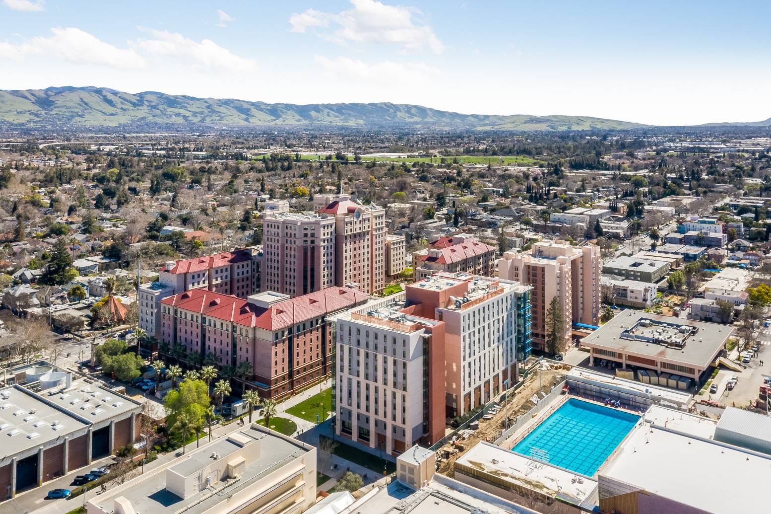 Aerial View of SJSU Campus