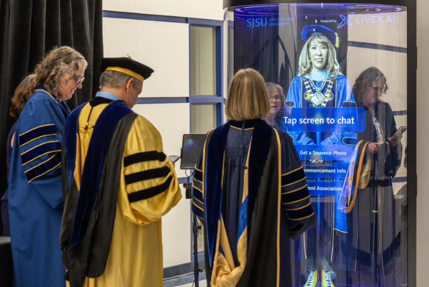 AI Avatar of the university president