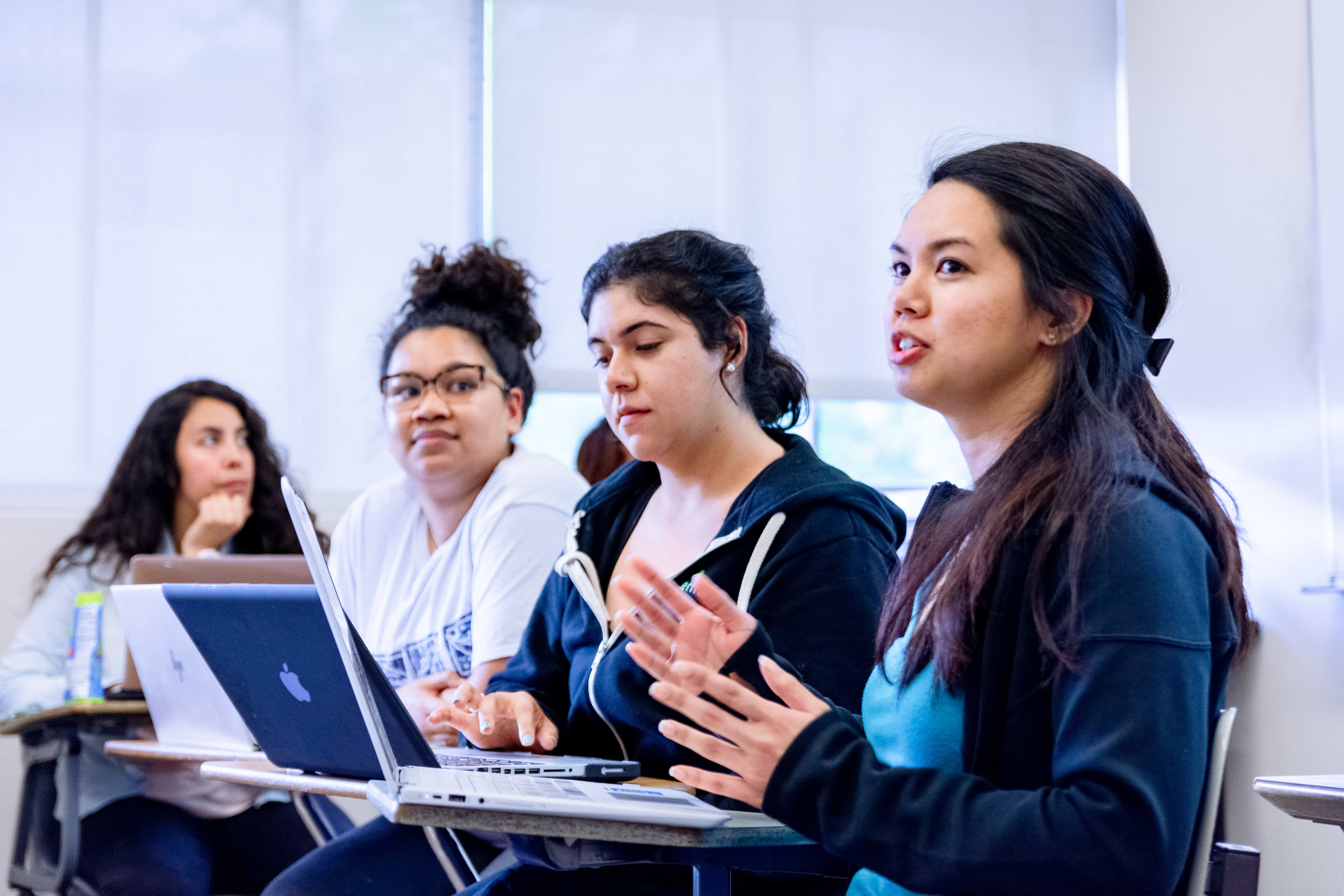 Students participating in class EDCO 248