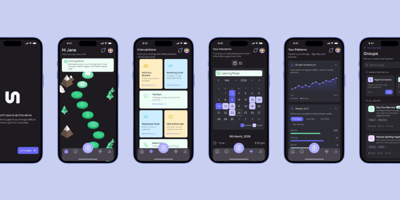 Series of Phone Mock-Ups