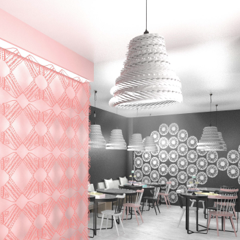 Mock-Up of Pink Restaurant