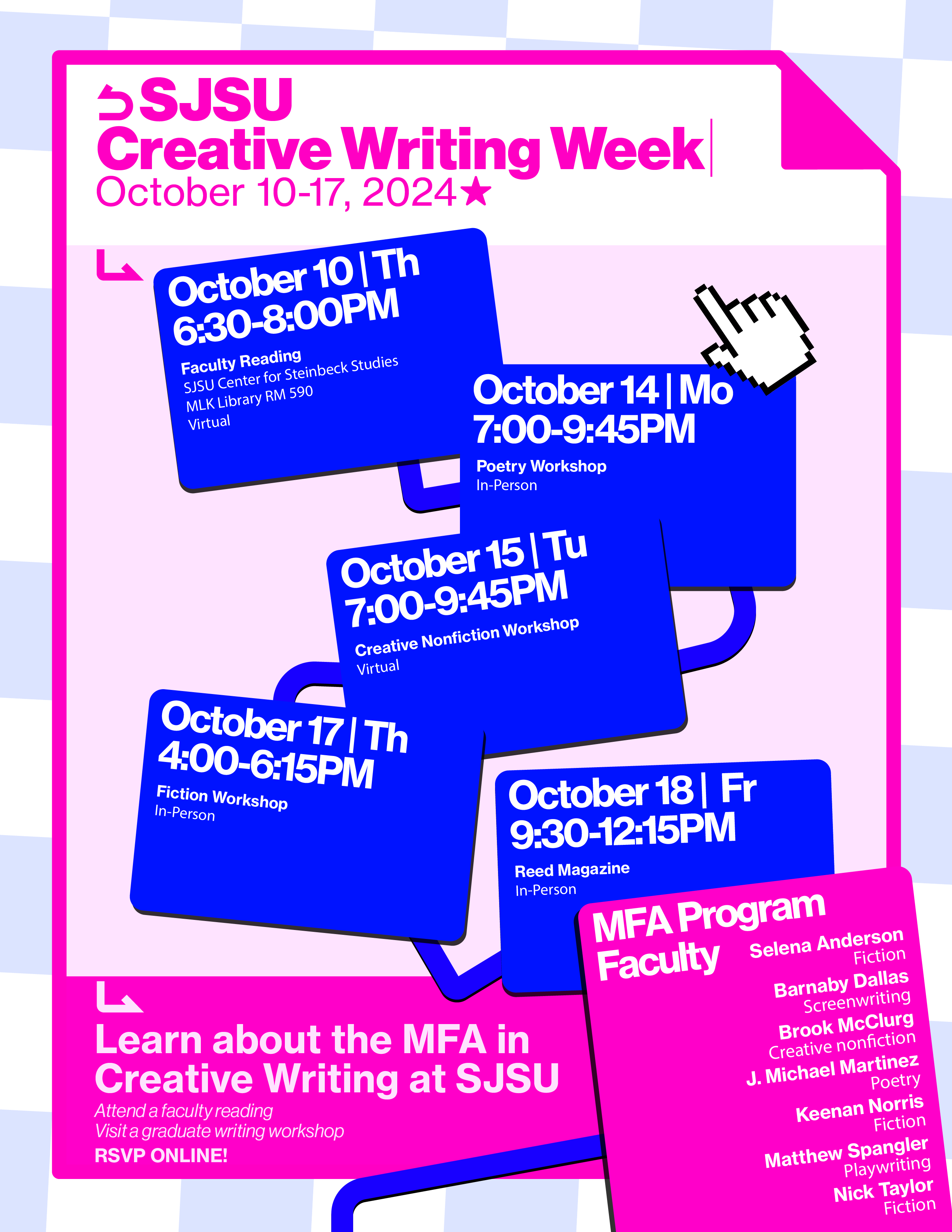 Creative Writing Week graphic 2024