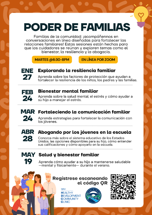 poder de familias spanish flyer