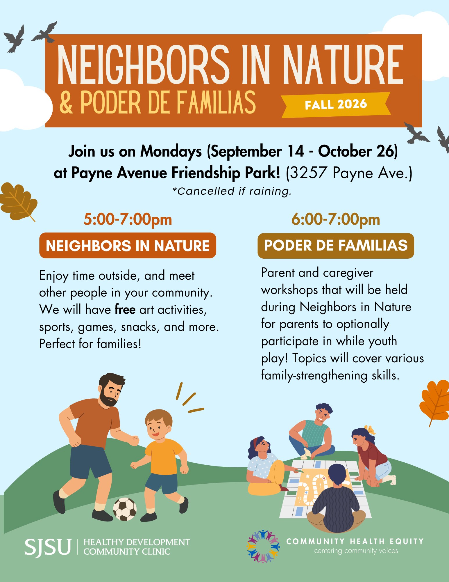 Neighbors in Nature flyer