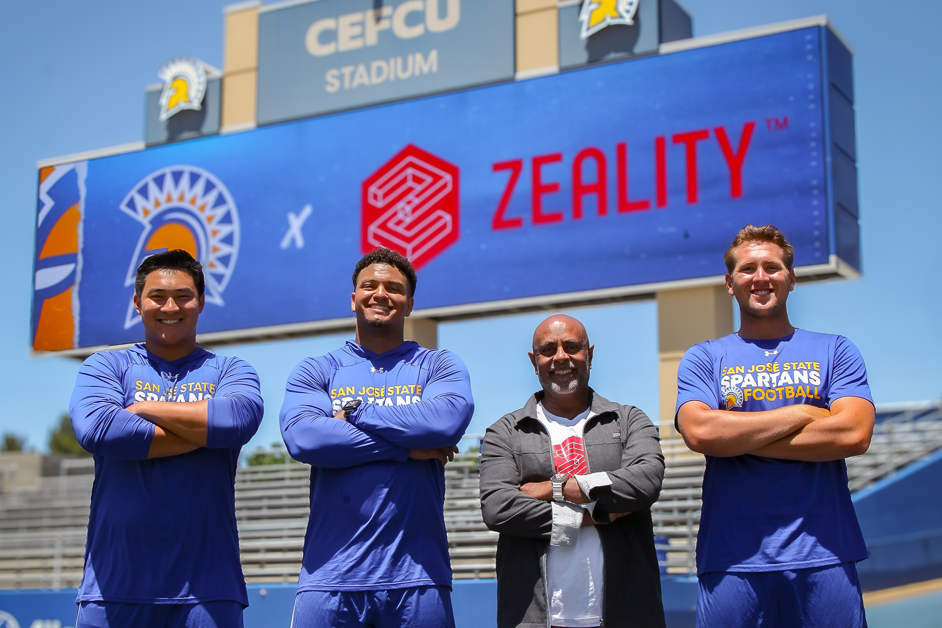 Zeality, AI, SJSU Athletics, Dipak Patel, Spartan Football, 3D, NIL