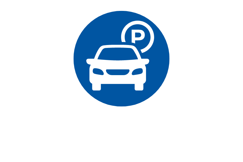 Icon graphic of parking
