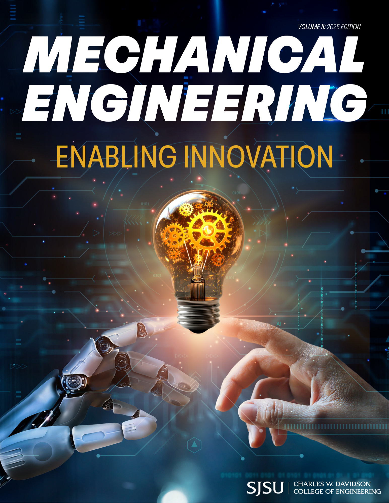 Front page of the 2025 ME Department Newsletter