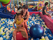 photo of student doing rehab with child in vietnam school