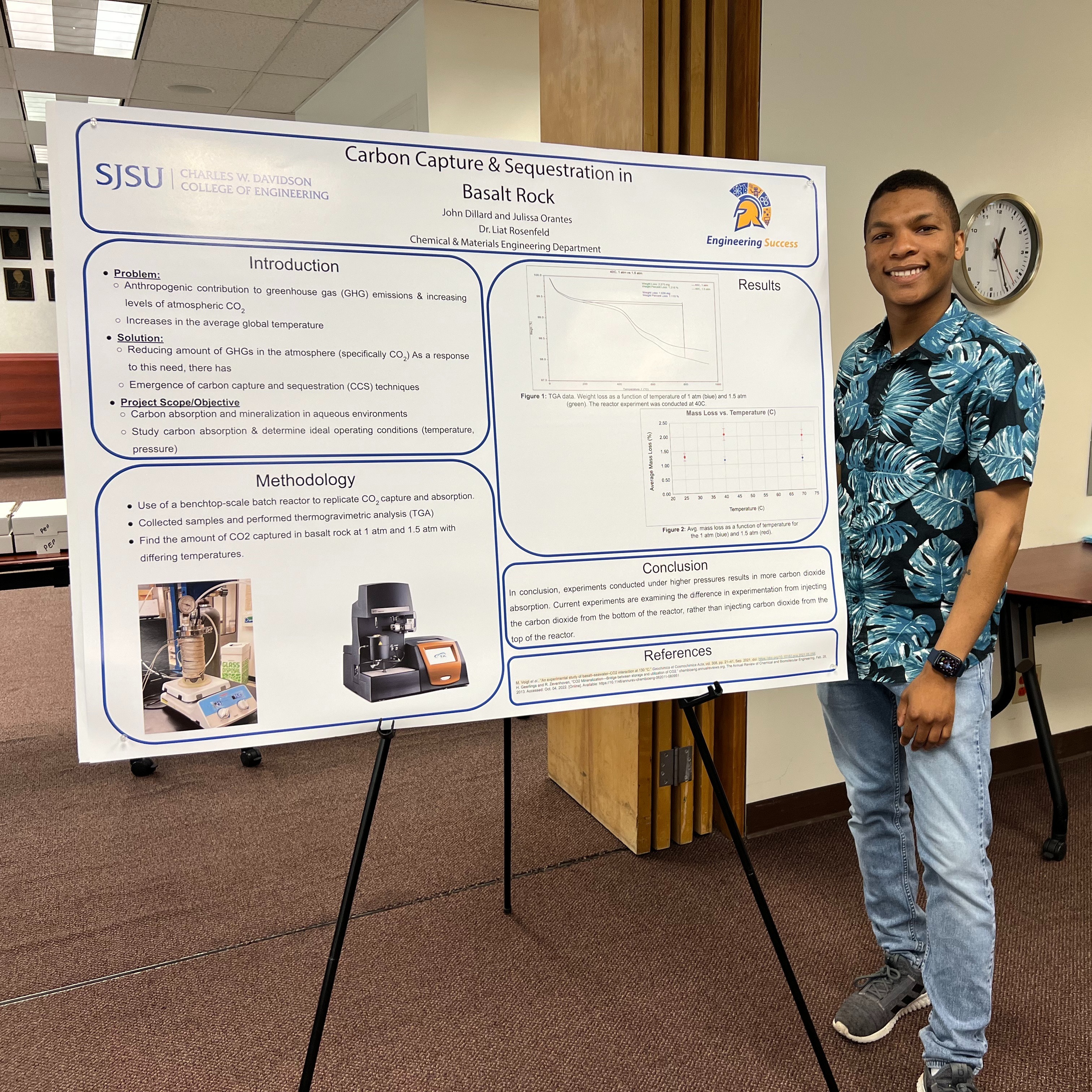 Activity 1, 2023 Student Research Presentation, Student John Dillard