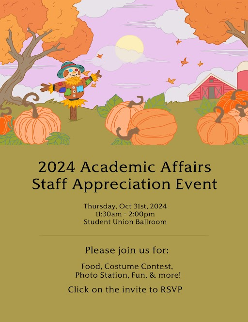 Staff Appreciation Event Flyer 2024