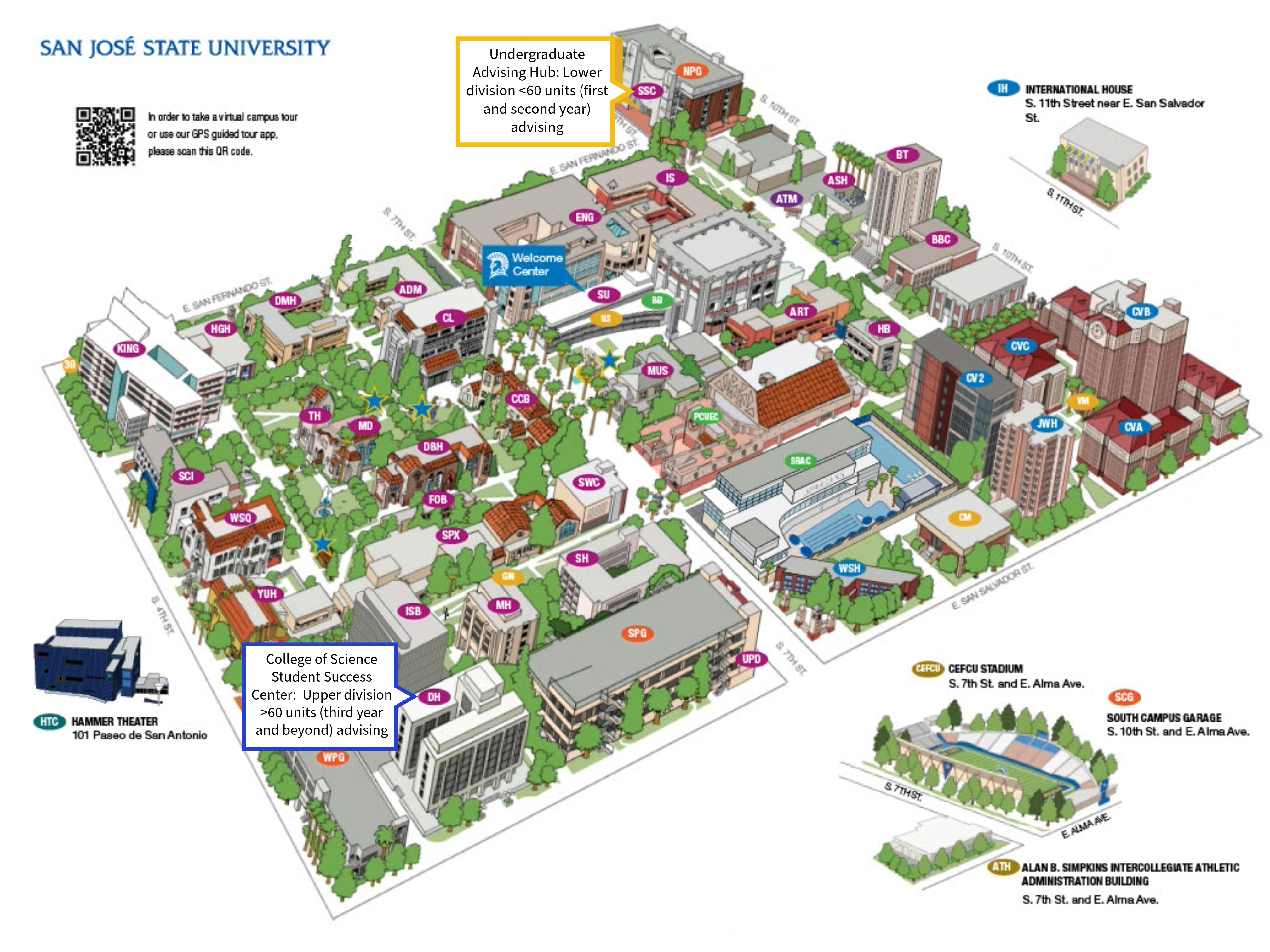 SJSU Campus Map