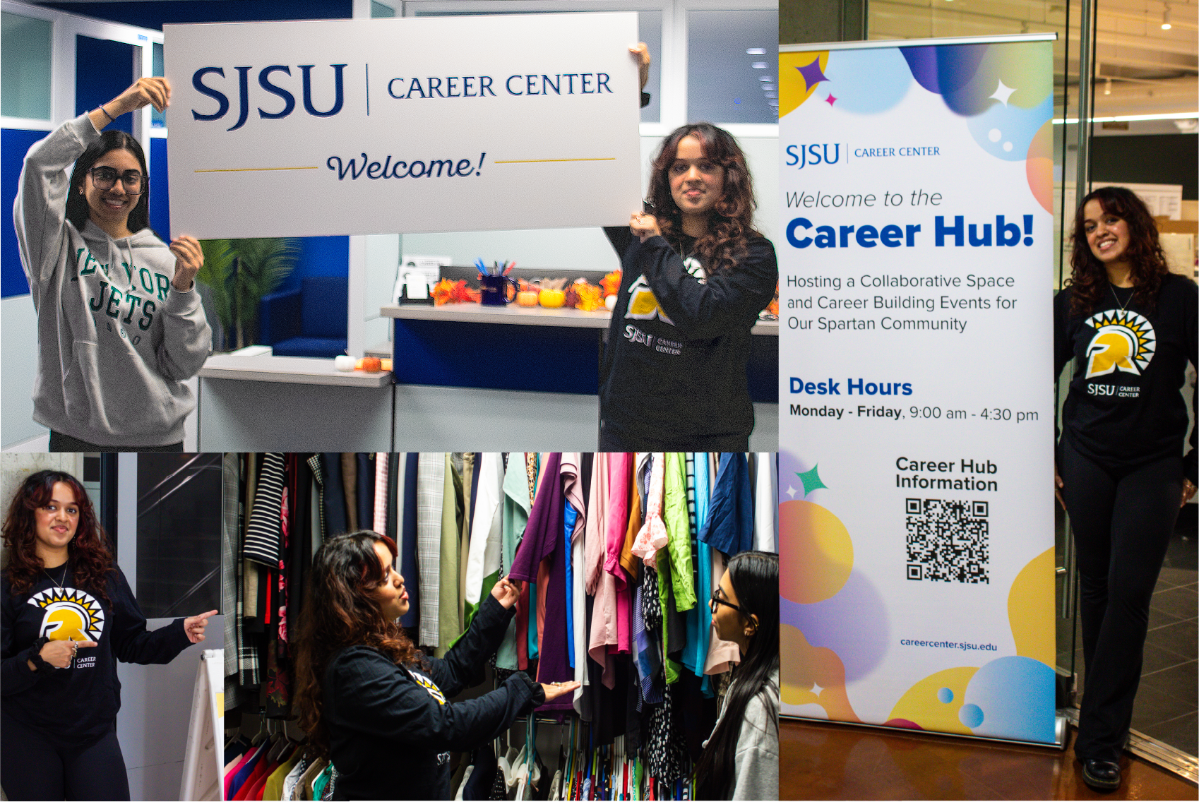 Career Center is now on the ground floor of Clark Hall.