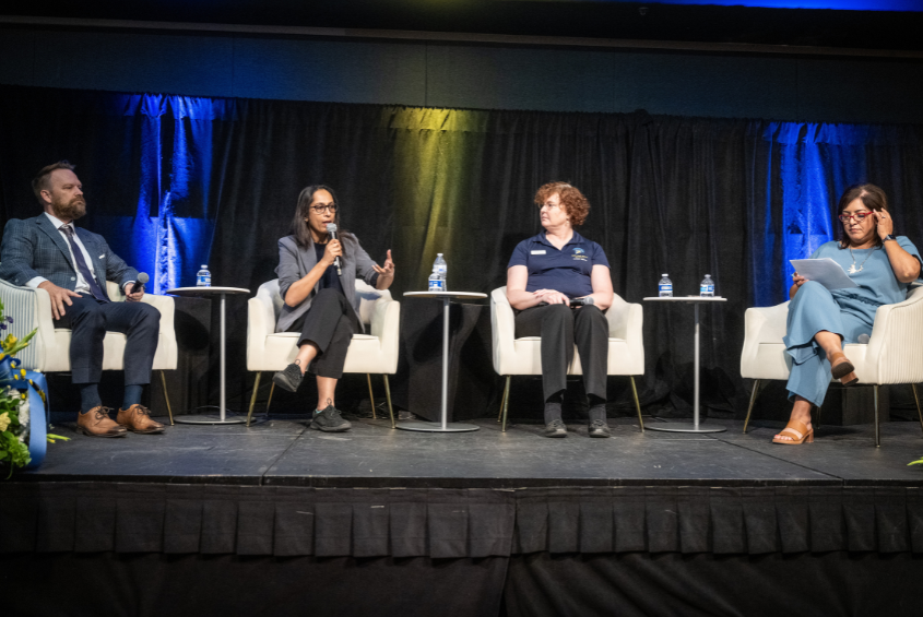 panel discussion at fall welcome