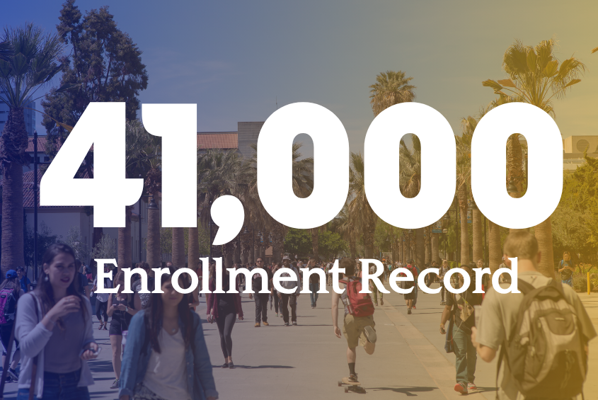 41,000 enrollment record at SJSU
