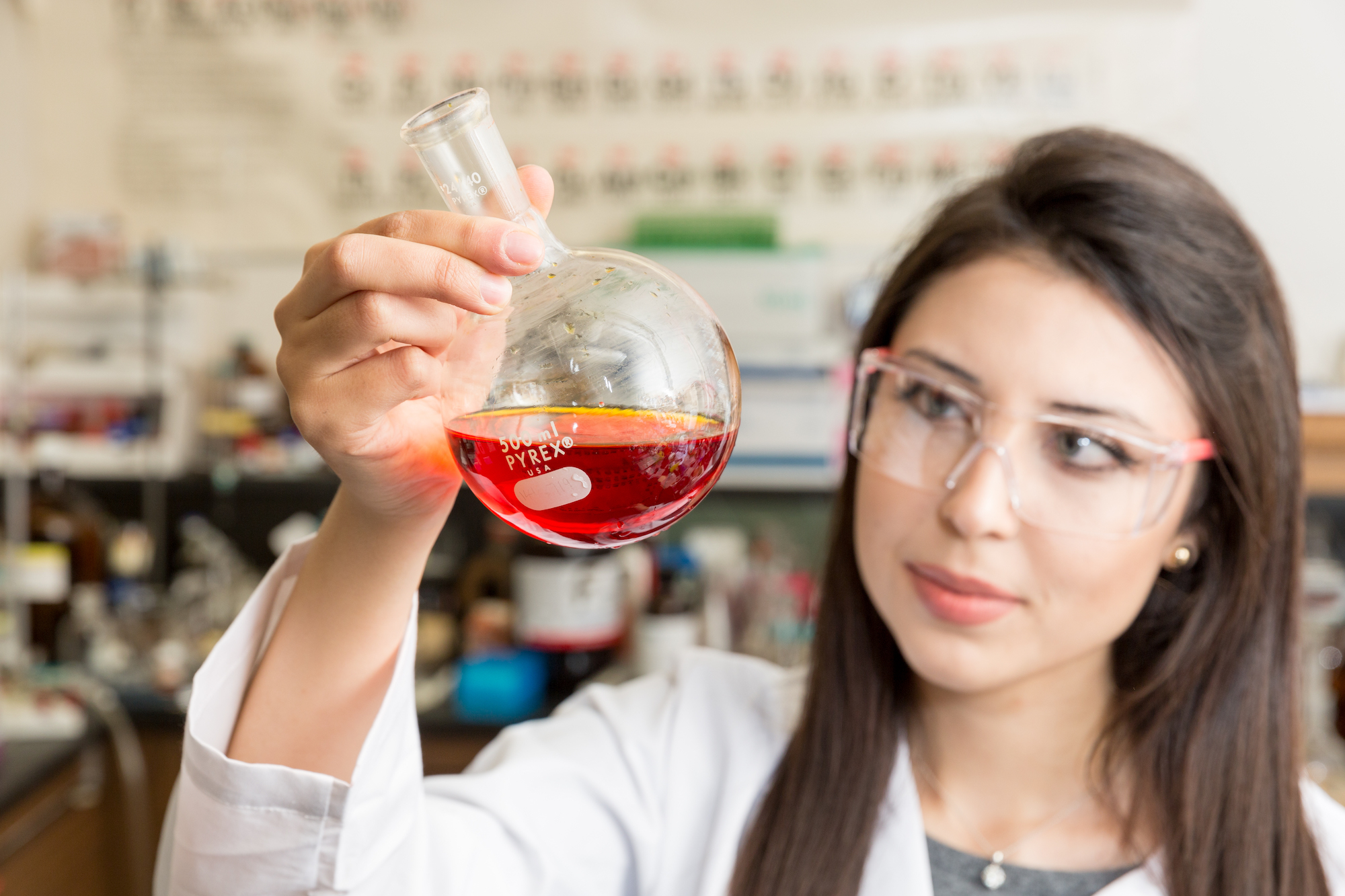 Students in chemistry lab