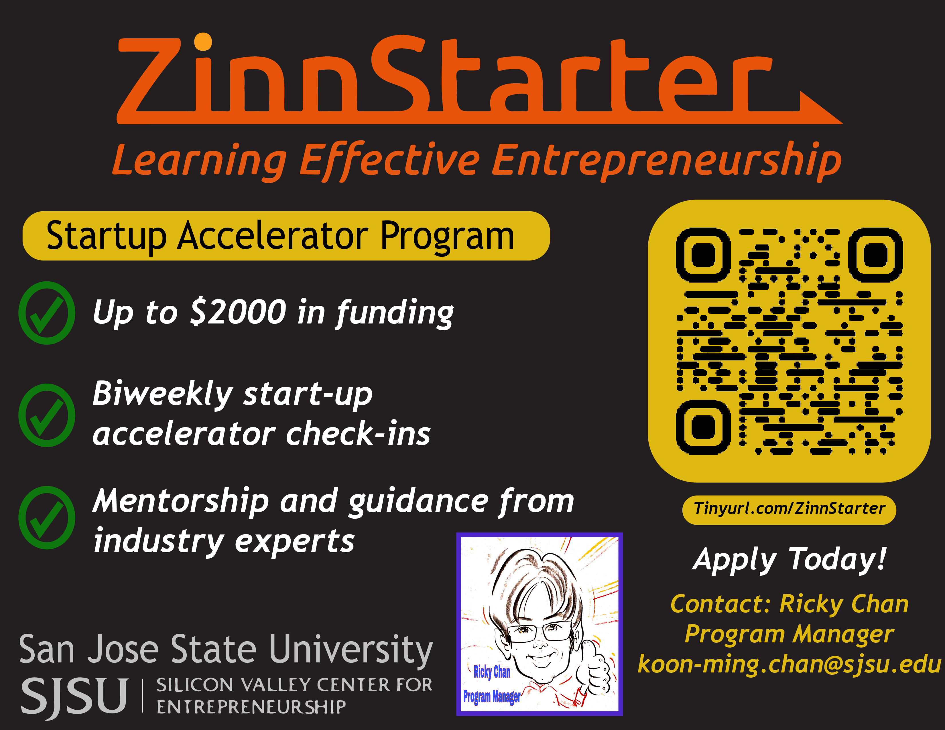 ZinnStarter 2023-2024 flyer