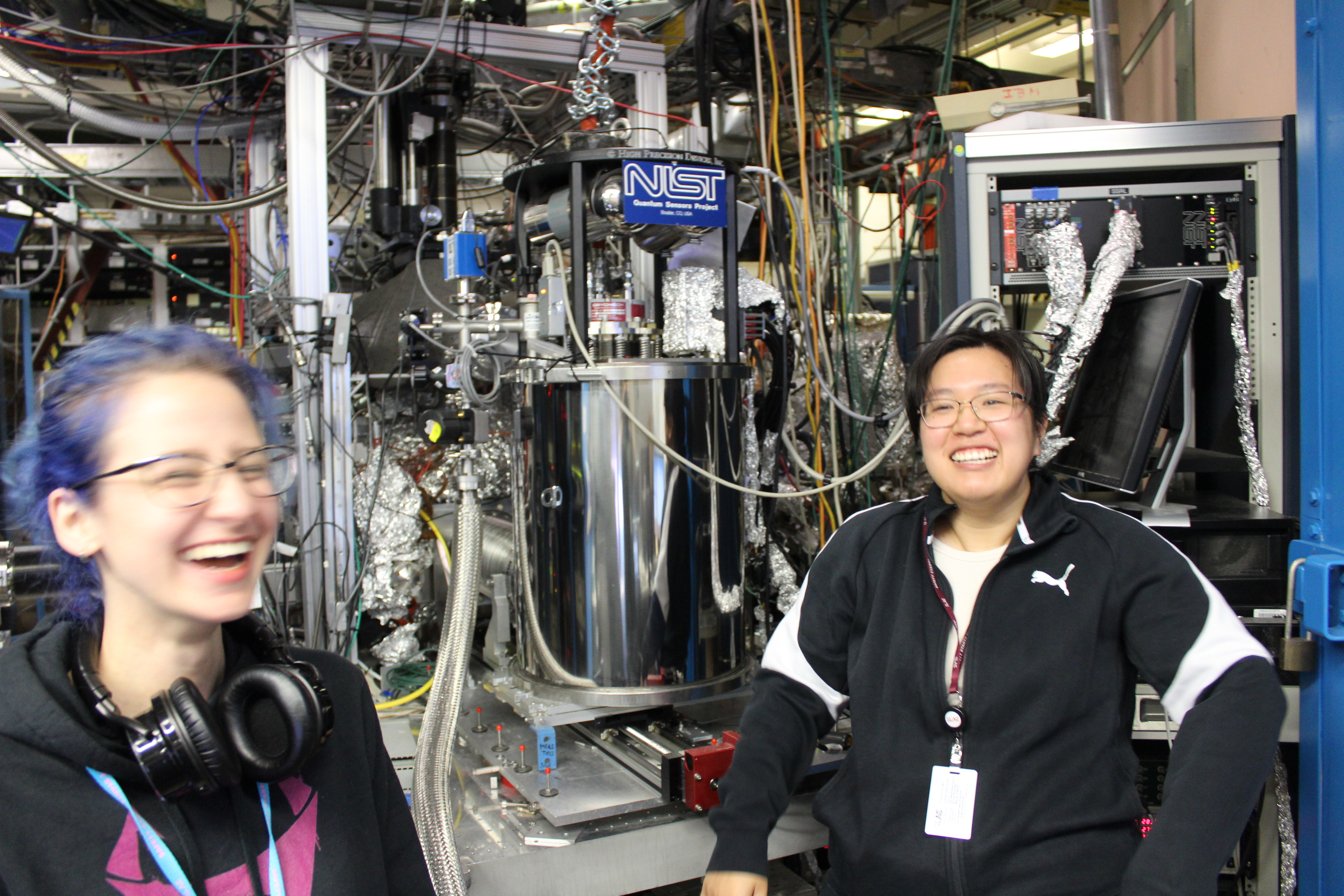 Joy and Christine at SLAC