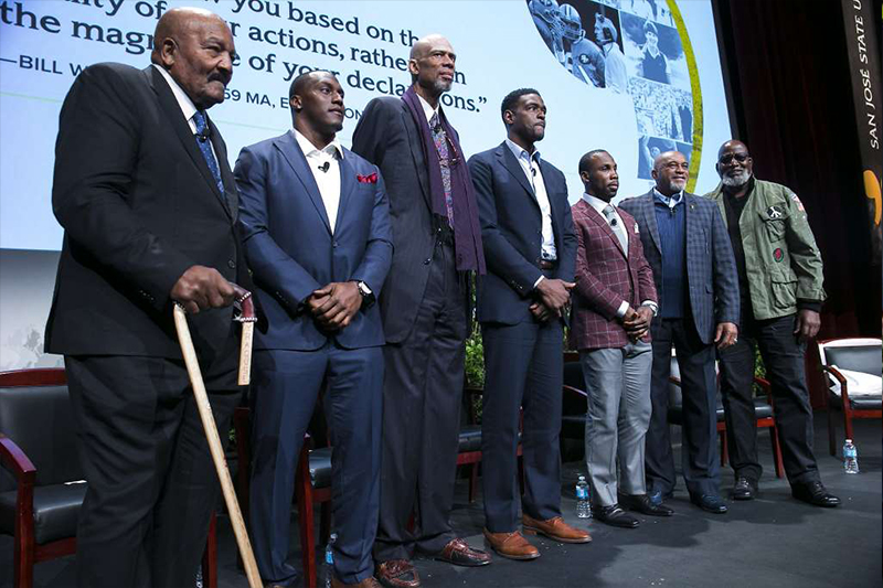 Kareem Abdul-Jabbar, Jim Brown Help SJSU Announce Launch of New Institute